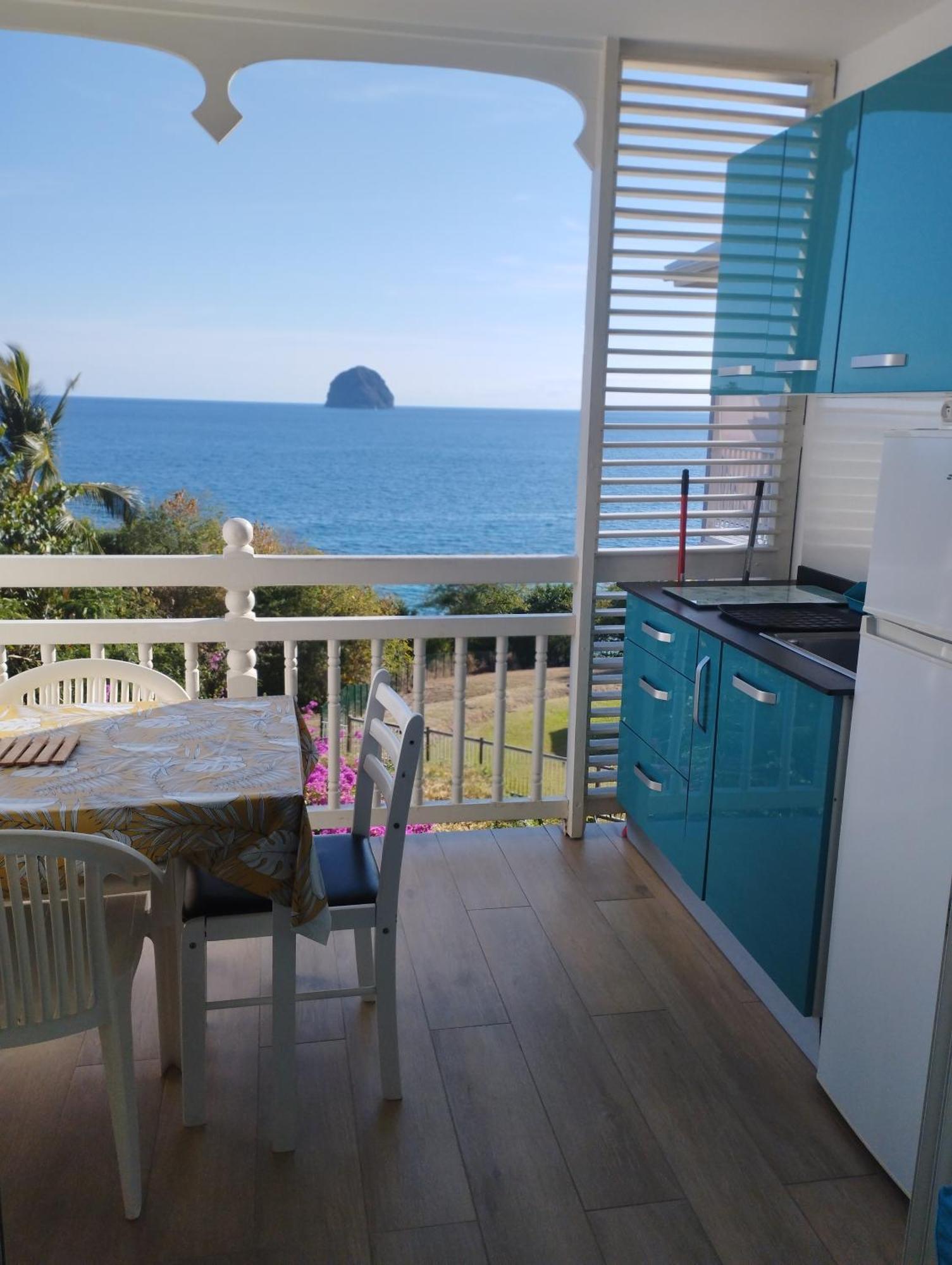 Studio Toti - Vue Mer - Piscine - 4Pers Le Diamant Luaran gambar